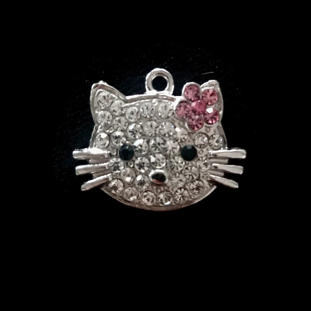 Hello Kitty Swarovski Crystal Pendant